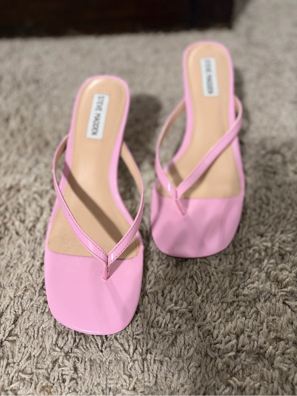 Melrose Pink Patent Kitten Heels